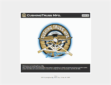 Tablet Screenshot of cushingtruss.com